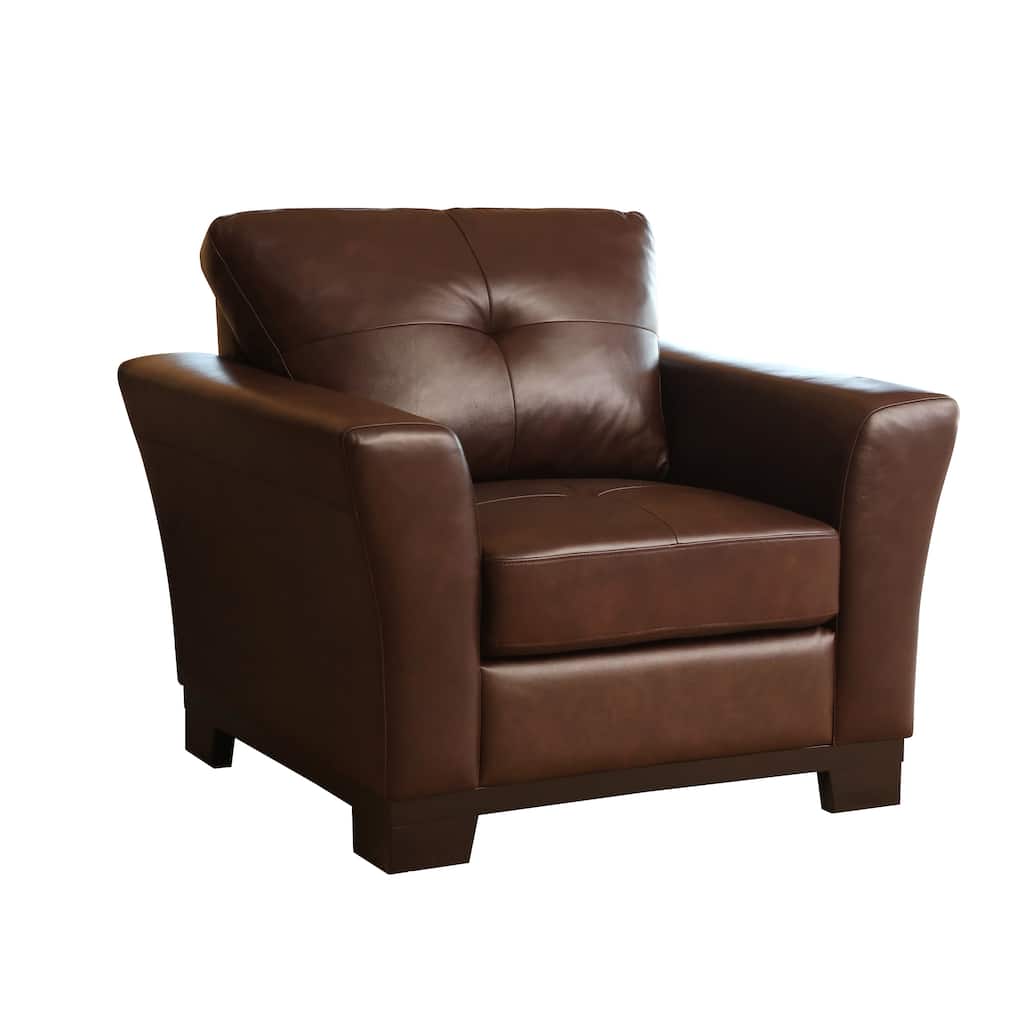 Abbyson Firenze Leather Armchair