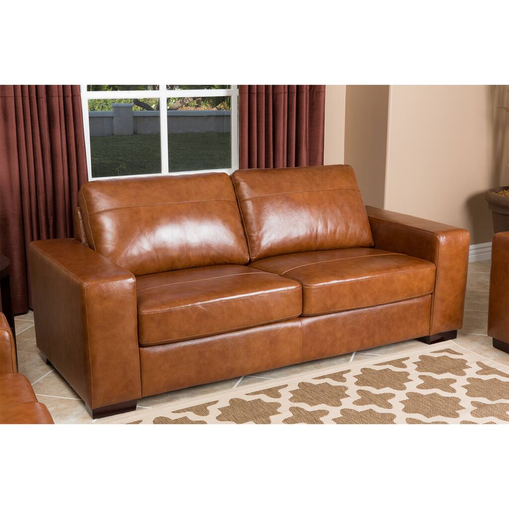 Abbyson Pearce Leather Sofa
