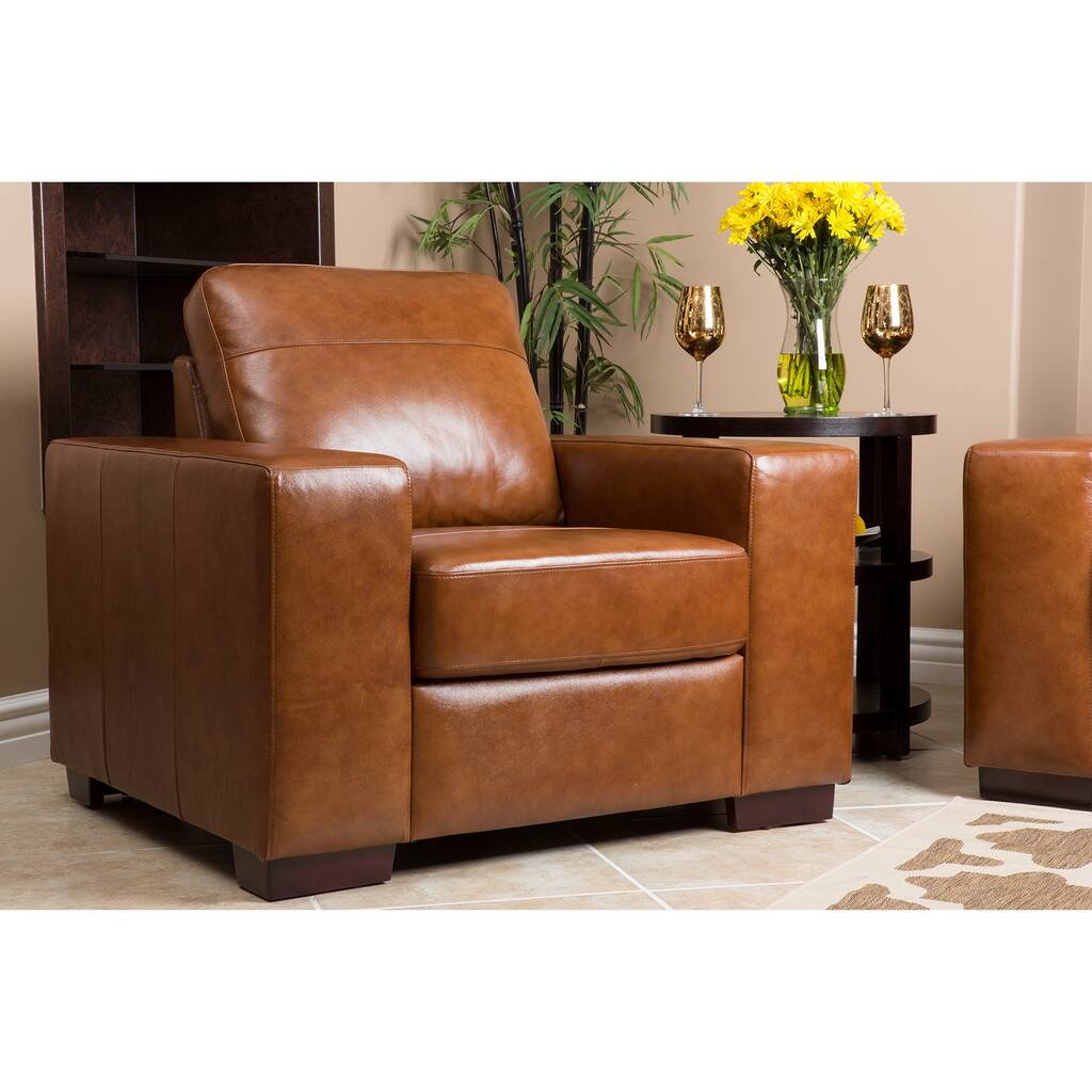 Abbyson Pearce Leather Armchair