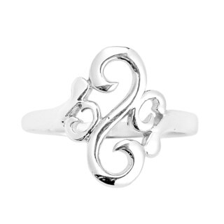 Buy silver jewllery - Sterling Silver Swirls Cocktail Ring from Thailand