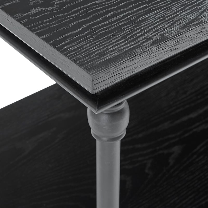 Barnstone Cornice Iron and Wood Entryway Console Table by iNSPIRE Q Artisan