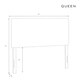 preview thumbnail 4 of 5, Skyline Furniture Tufted Headboard in Velvet Light Grey