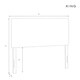 preview thumbnail 5 of 5, Skyline Furniture Tufted Headboard in Velvet Light Grey