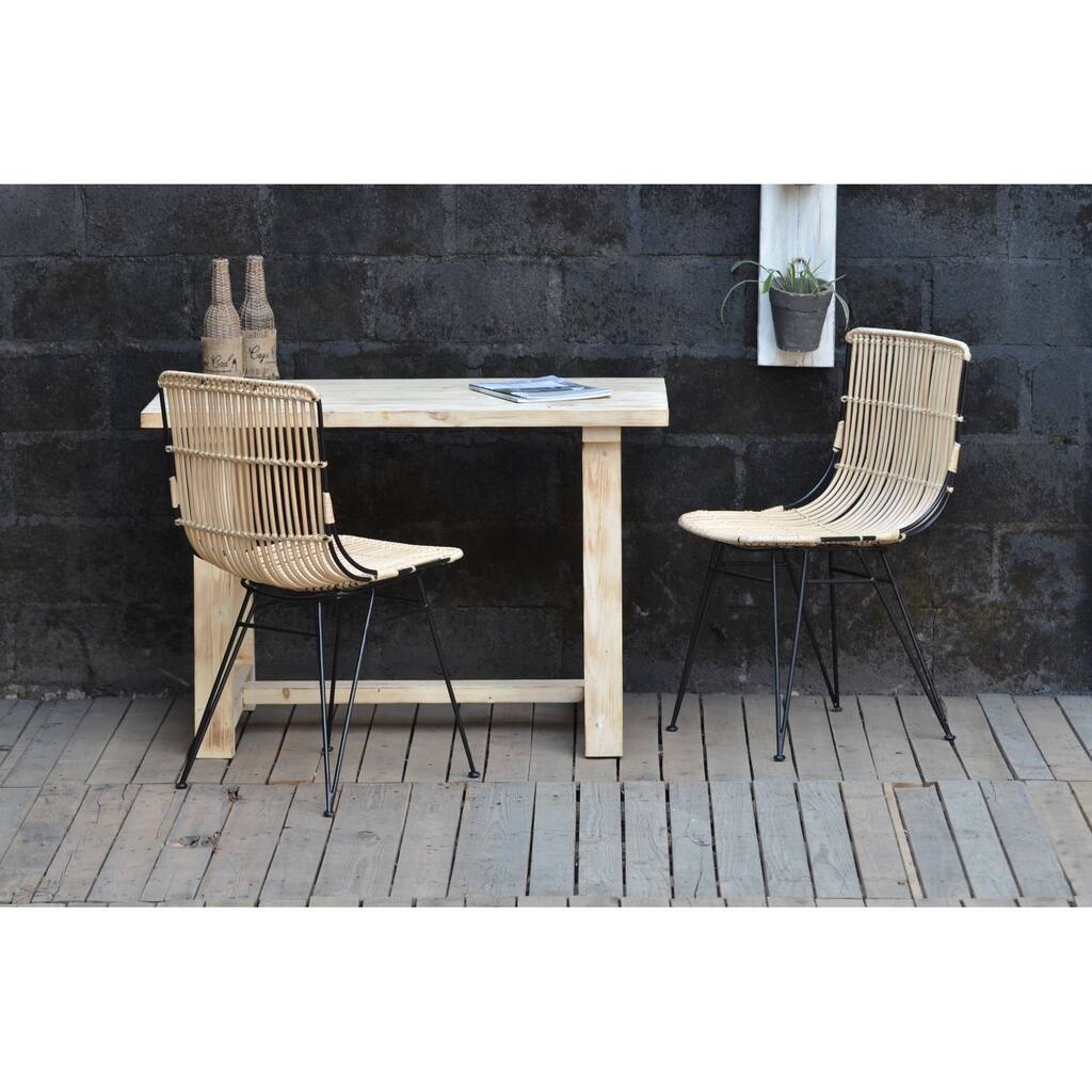 Gemini Rattan Chair Natural