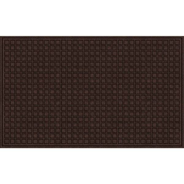 Textured Blocks Walnut Door Mat - Bed Bath & Beyond - 10669947