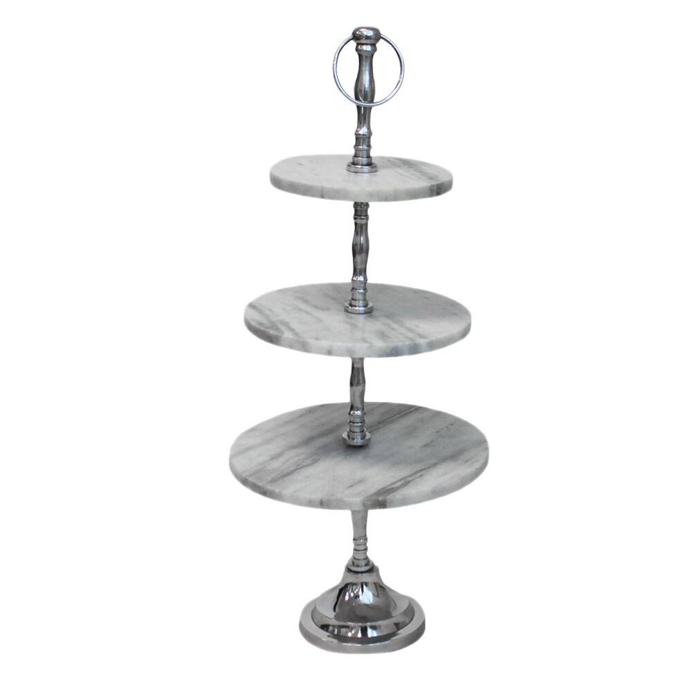 Casa Cortes Marble 3-tier Stand
