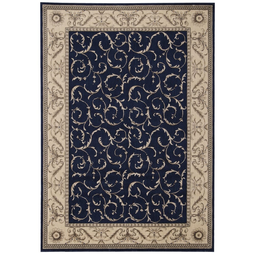 Nourison Somerset Traditional Bordered Floral Area Rug