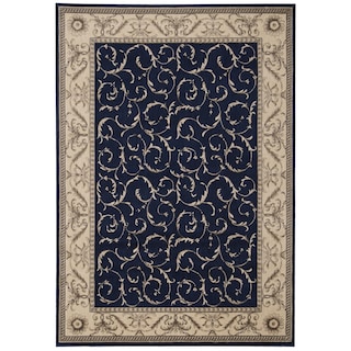 Nourison Somerset Traditional Bordered Floral Area Rug