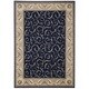 preview thumbnail 12 of 26, Nourison Somerset Traditional Bordered Floral Area Rug 7' 9" x 10' 10" - Dark Blue - Rectangle
