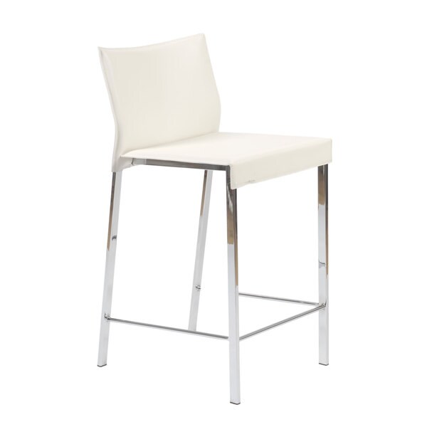 white chrome bar stools