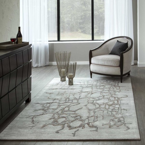 Momeni Millennia Natural Hand-Tufted Viscose Rug - 8'6" x 11'6"