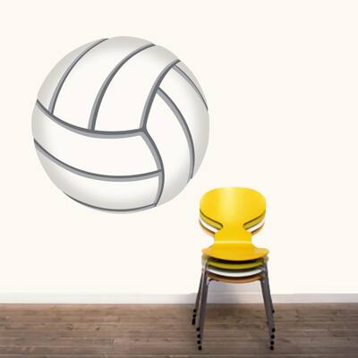 Printed Volleyball Wall Decal