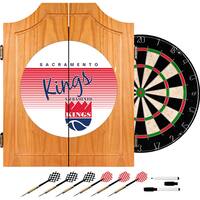 Sacramento Kings Hardwood Classics NBA Wood Dart Cabinet
