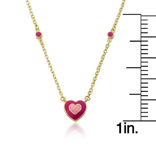 14k Gold LMTS Heart within Hearts Necklace