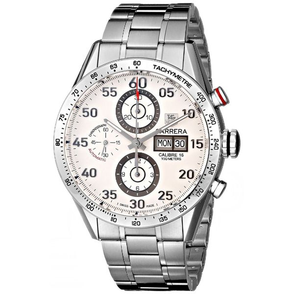 Tag Heuer Men's CV2A11.BA0796 'Carrera' Chronograph Automatic Stainless Steel Watch. Opens flyout.