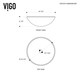 preview thumbnail 12 of 11, VIGO Crystalline Glass Vessel Sink and Titus Wall Mount Faucet Set