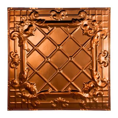 Great Lakes Tin Toledo Copper 2-foot x 2-foot Nail-Up Ceiling Tile (5 Pack)