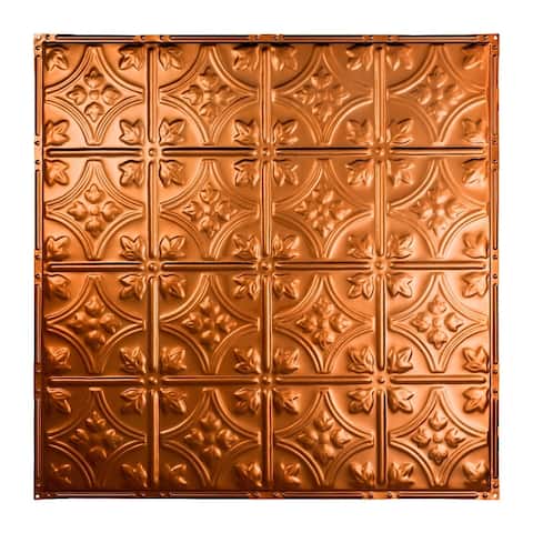 Great Lakes Tin Hamilton Copper 2-foot x 2-foot Nail-Up Ceiling Tile
