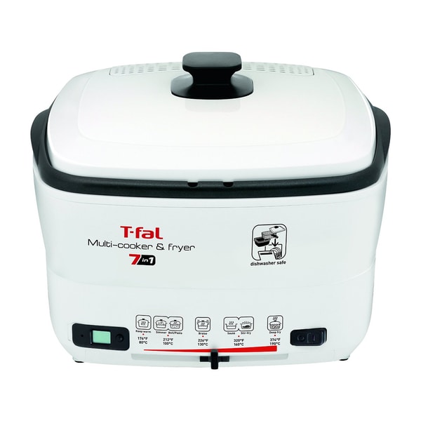 Shop TFal FR490051 White 7in1 MultiCooker & Deep Fryer Free Shipping Today