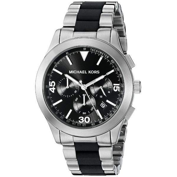 Michael Kors Men's MK8452 Gareth Chronograph Black Dial Two-Tone ...