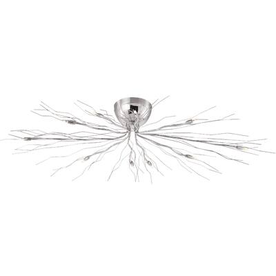 Access Lighting Sol 10-light Chrome Large Semi Flush - Silver