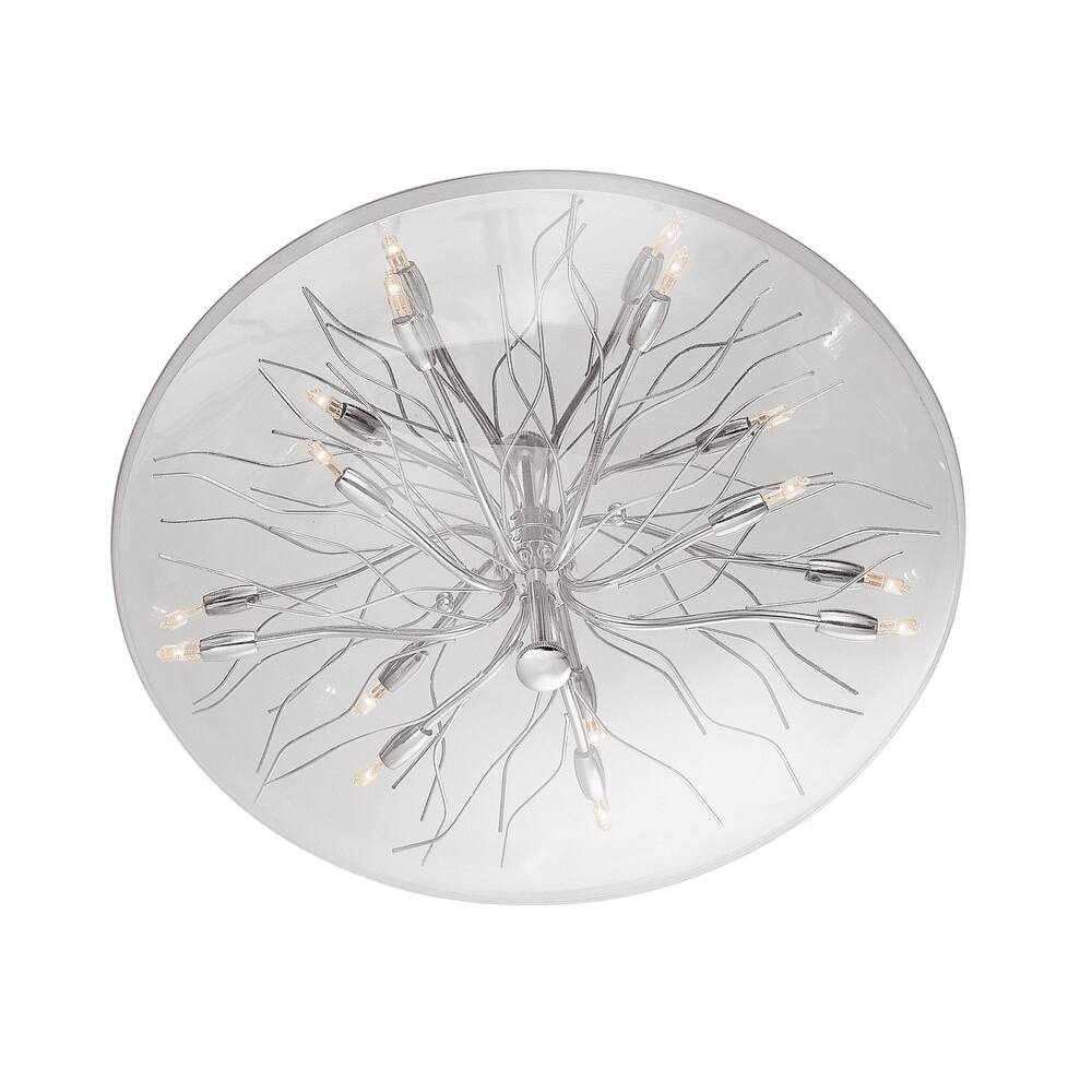 Access Lighting Sol 8-light Flush Mount - Silver