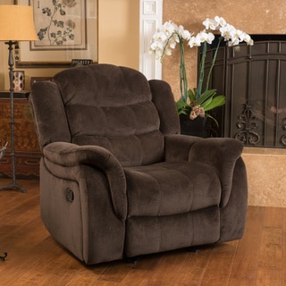 Hawthorne Fabric Glider Recliner Club Chair by Chr