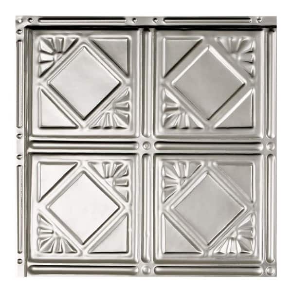 Great Lakes Tin Ludington Clear 2 Foot X 2 Foot Nail Up Ceiling Tile Carton Of 5 Overstock 10673378 Sample