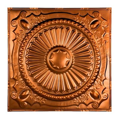 Great Lakes Tin Toronto Copper 2-foot x 2-foot Nail-Up Ceiling Tile