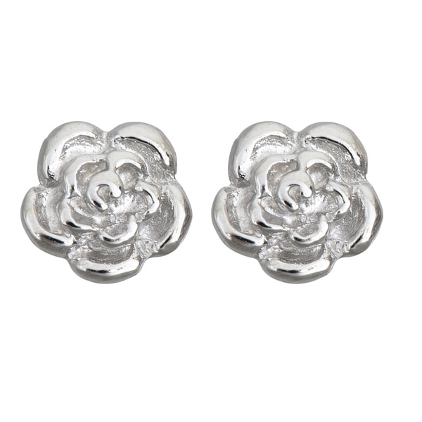 Decadence Sterling Silver Flower Stud Earrings Free Shipping Decadence Sterling Silver Flower Stud Earrings