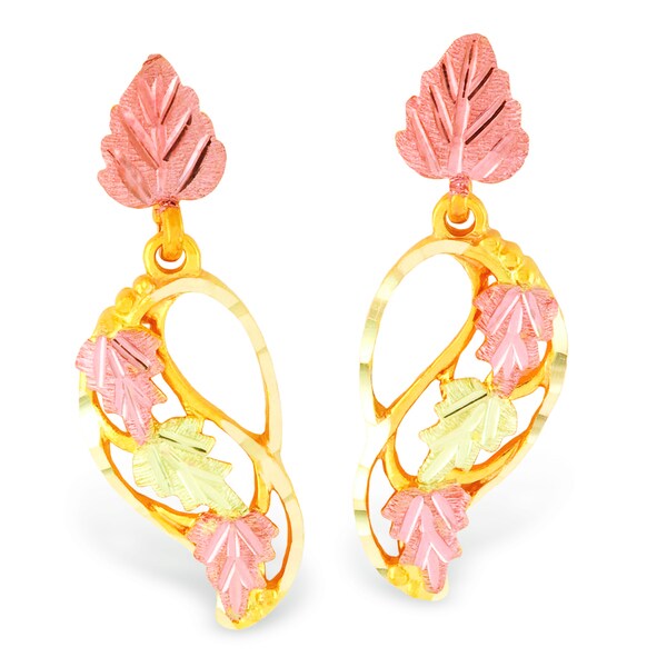 Black Hills Gold Dangle Earrings