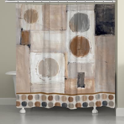 Laural Home Peaceful Balance Shower Curtain (71-inch x 74-inch)