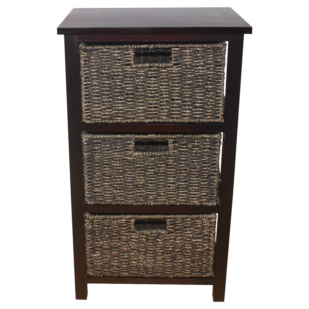 Seagrass Basket Storage Shelf