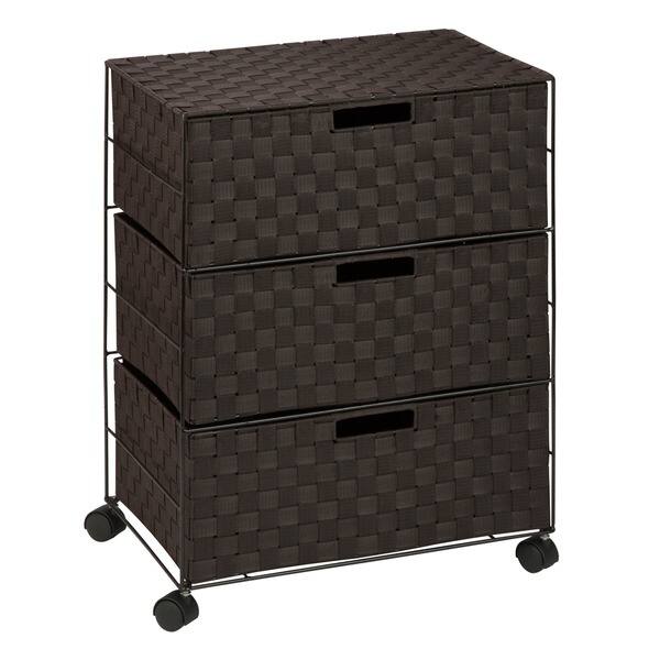 Shop Honey Can Do 3 Drawer Chest With Wheels Free Shipping Today