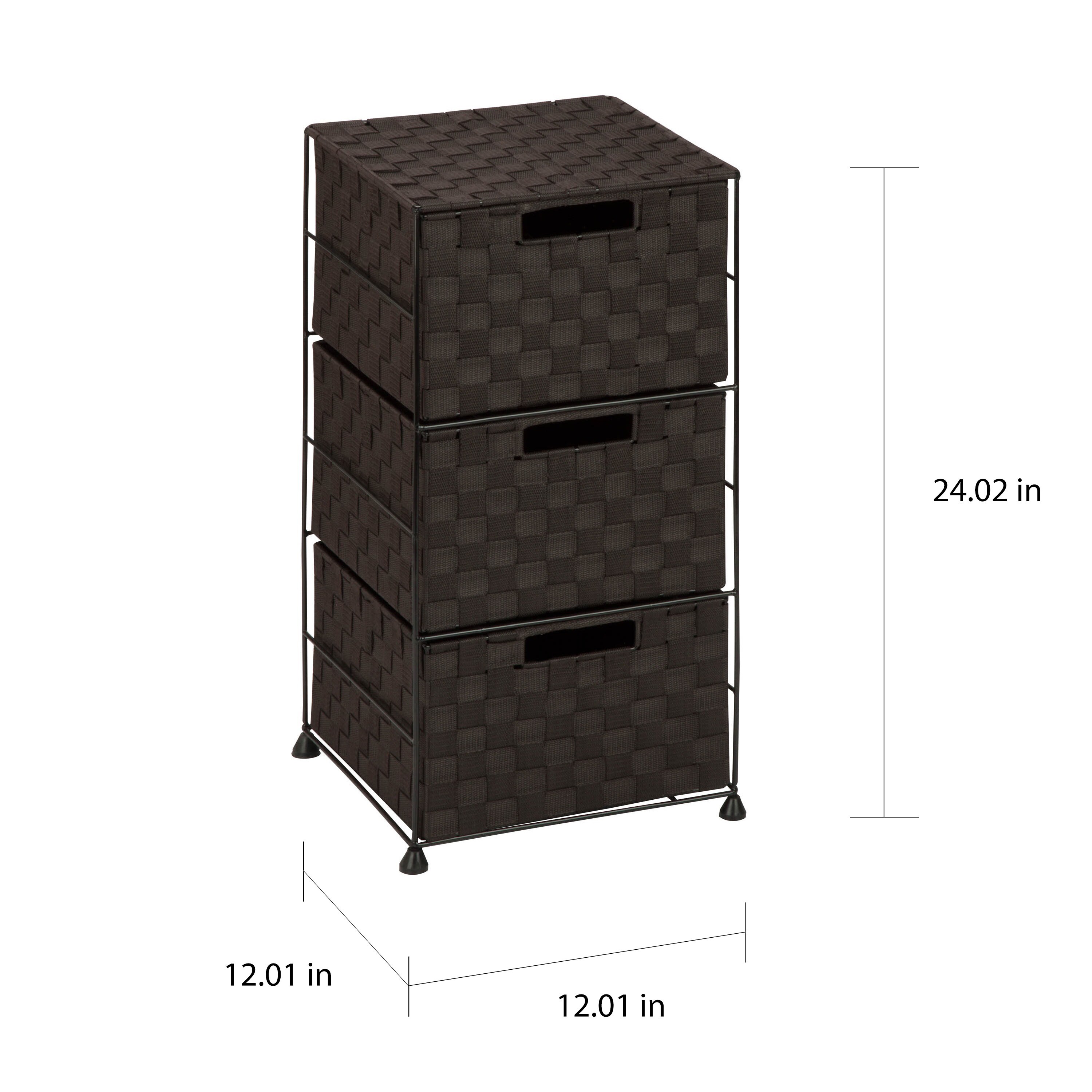 Shop Honey Can Do 3 Drawer Wheeled Cart Free Shipping Today