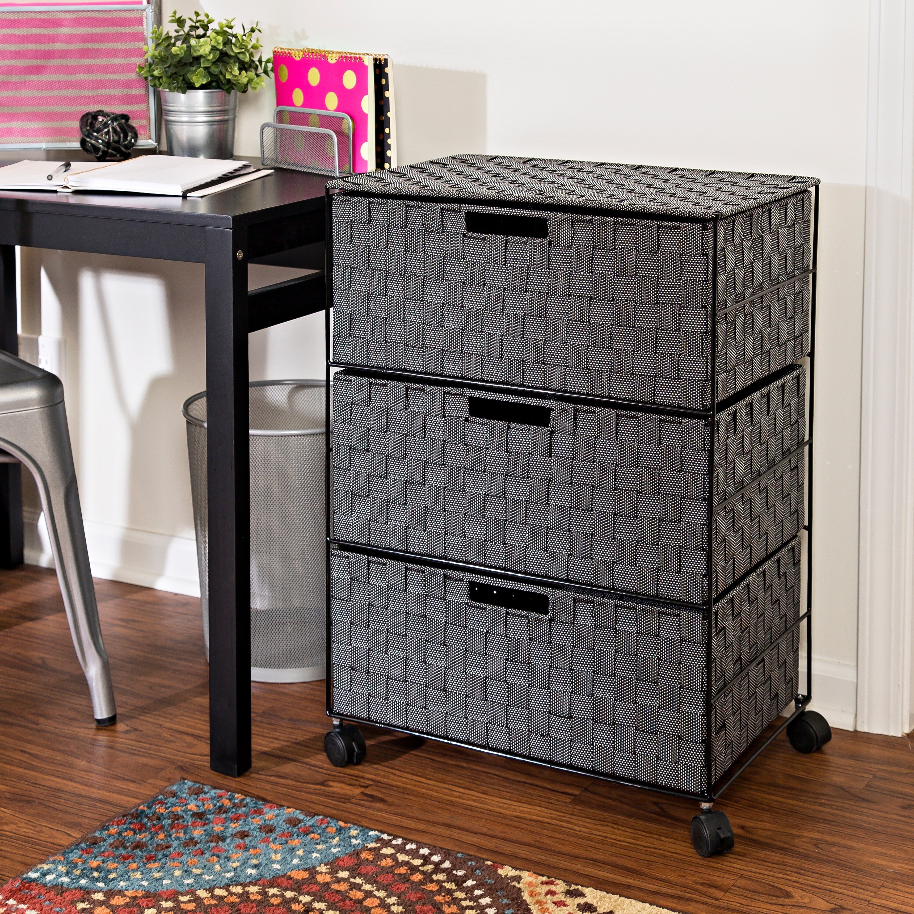 Shop Honey Can Do 3 Drawer Chest With Wheels Salt Pepper Free