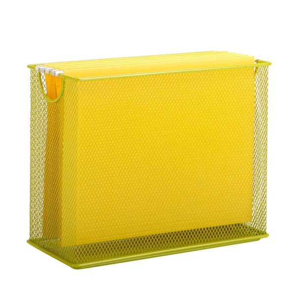 Honey Can Do Table Top Hanging File Organizer Lime Table Top Hanging File Organizer