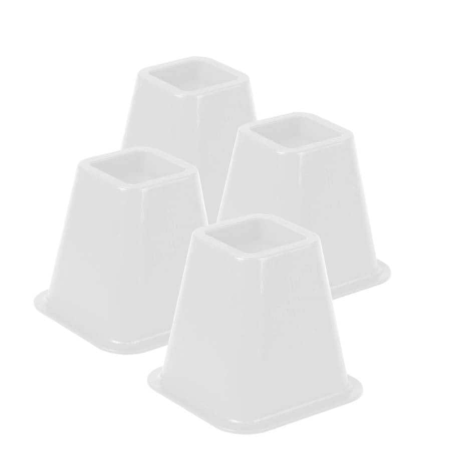 Honey-Can-Do bed risers - off whiteset of 4