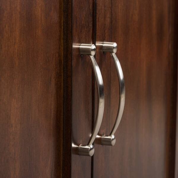 Shop Hampton Bay Cherry Door Bookcase Free Shipping Today
