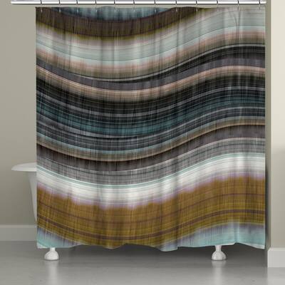 Laural Home Colorful Rhythms III Shower Curtain (71-inch x 74-inch)