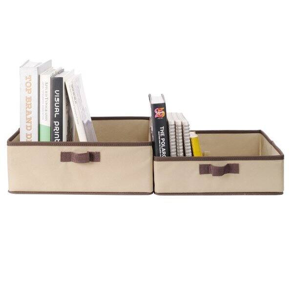 Shop Storagemaniac Set Of 2 Nesting Storage Bins Folding Storage