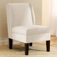 preview thumbnail 1 of 1, Skyline Furniture Linen Talc Wingback Chair