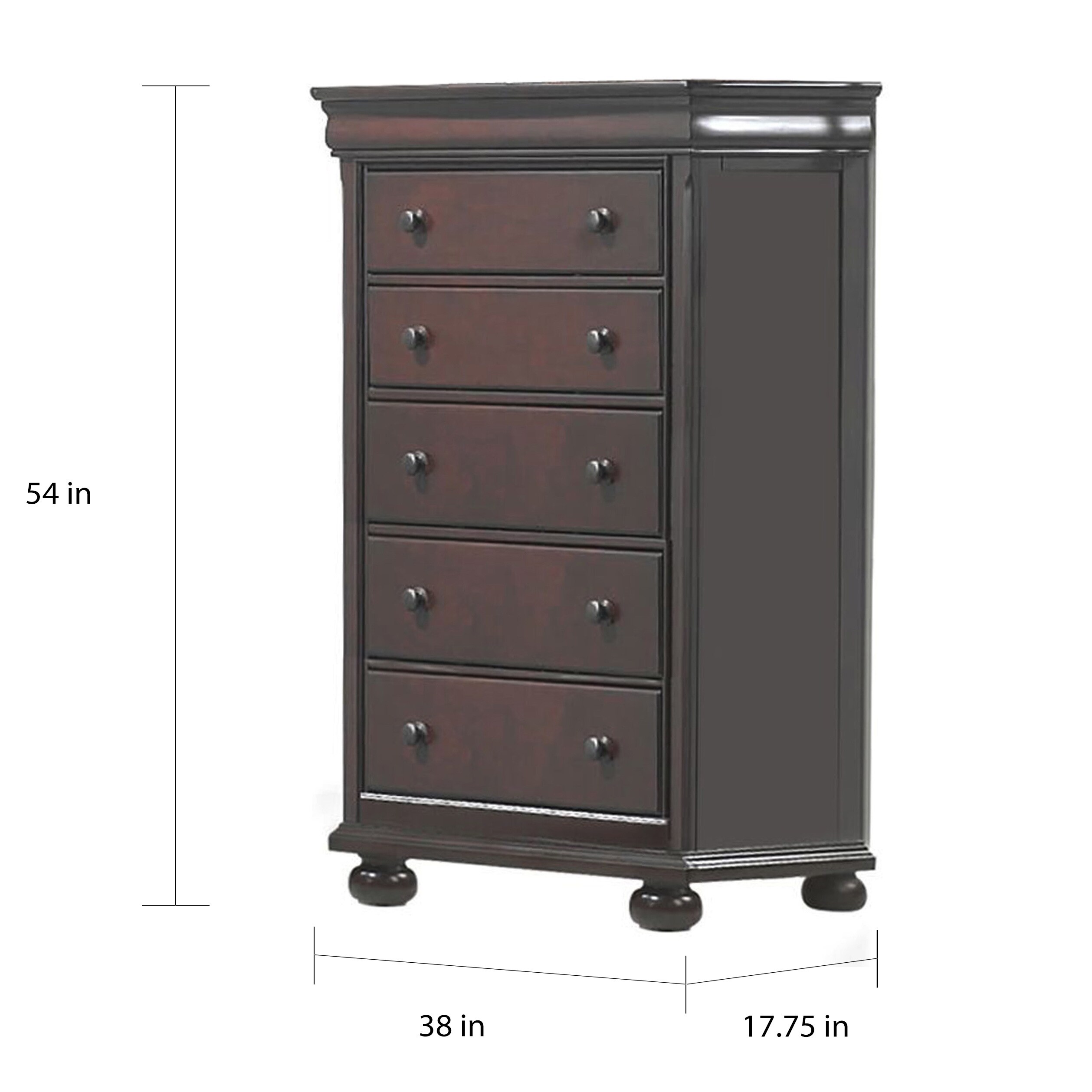 Shop Hampton Court 5 Drawer Chest By Greyson Living On Sale