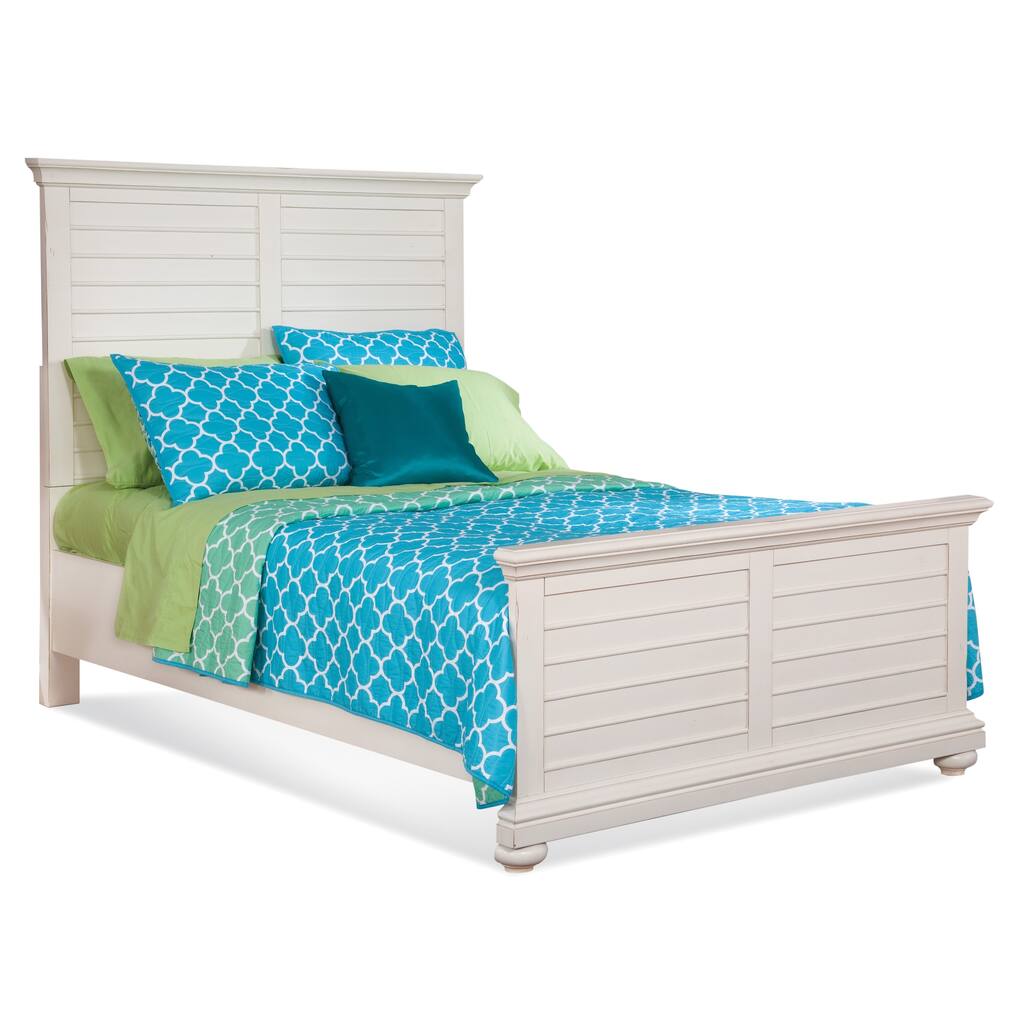 Huntington Antique White Bed