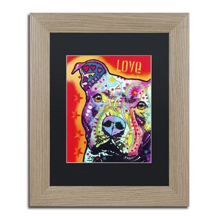 Pitbull Wall Art dean russo 'thoughtful pitbull' framed matted art - free shipping Pitbull Wall Art dean russo 'thoughtful pitbull' framed matted art - free shipping
