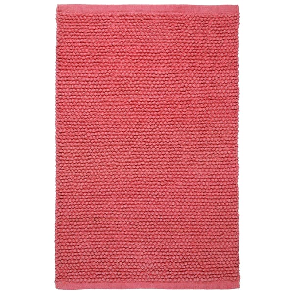 Shop Carousel Plush Nubby Pink Bath Rug 2 6 X 4 2 Free