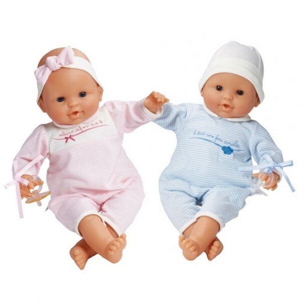 boy and girl twin dolls