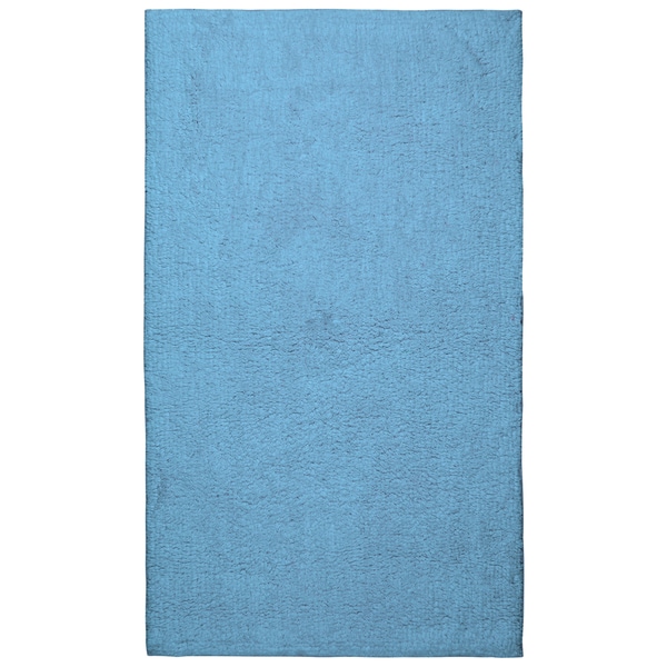 Plush Pile Light Blue 21 x 34 inch Bath Rug Free Shipping On Orders Plush Pile Light Blue 21 x 34 inch Bath Rug Free Shipping On Orders