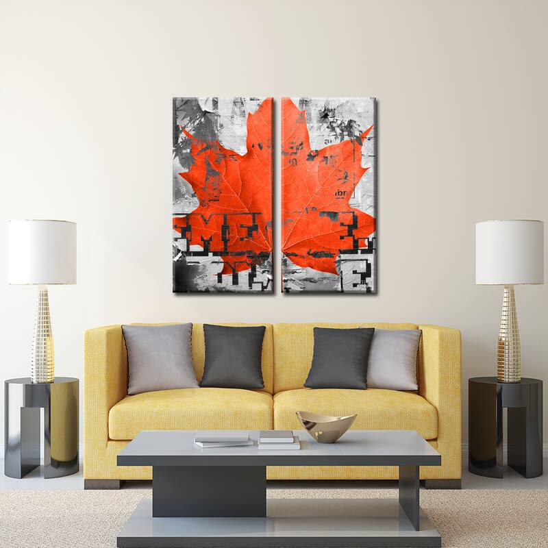 Ready2HangArt 'Fall Ink XXIII' Canvas Wall Art