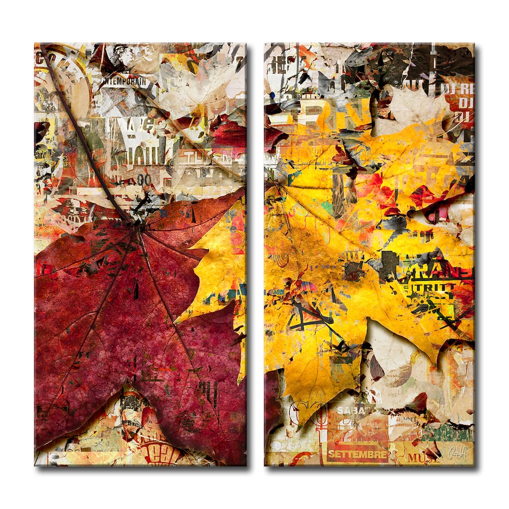Ready2HangArt 'Fall Ink XVII' Canvas Wall Art